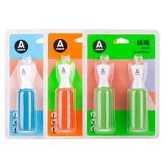 安格耐特 F4101 成人燃脂跳绳 泡棉手柄 PVC绳 长度可调 无计数器