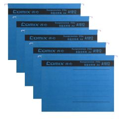 齐心 A1812 挂式快劳夹 A4 蓝色 242mm&times;345mm 25个装